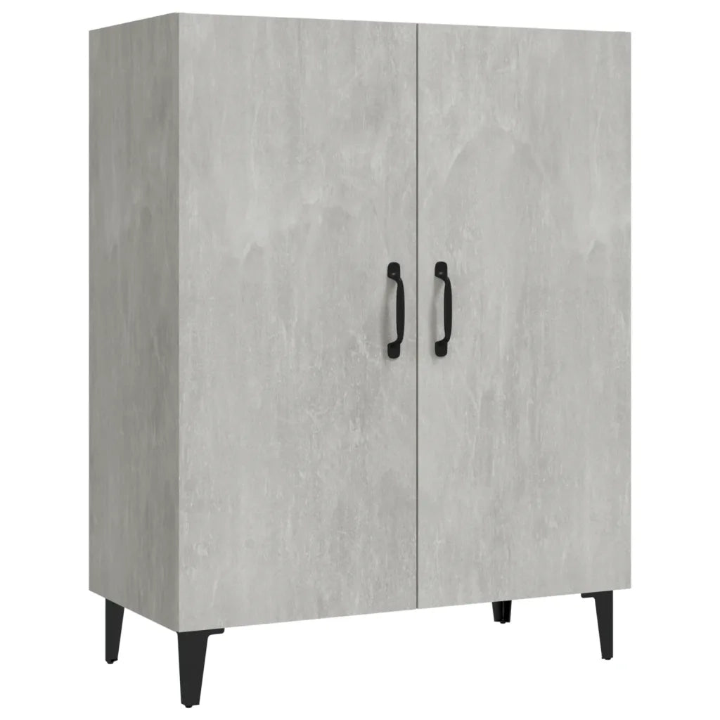 Credenza-Buffet-Armadio da cucina Grigio Cemento 70x34x90 cm in Legno Multistrato