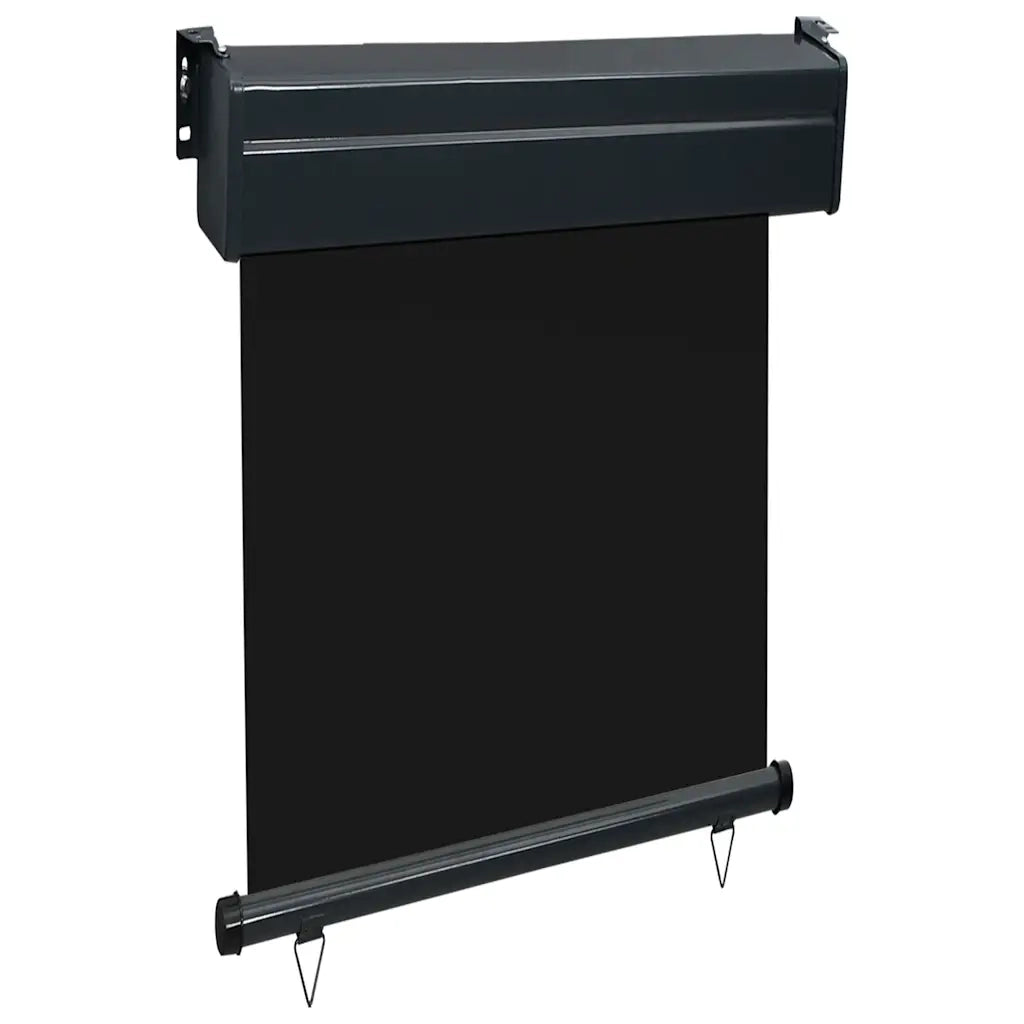 Tenda Laterale per Terrazzo 60x250 cm Nera