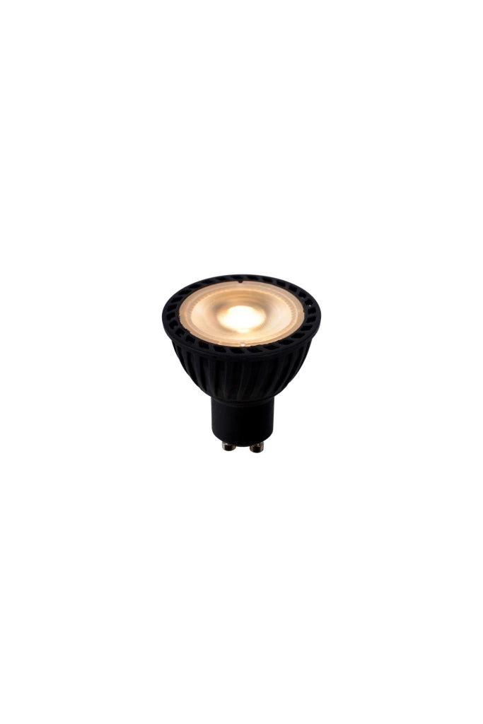 Lampadina LED riflettore GU10 nera 5W 2200K Lucide