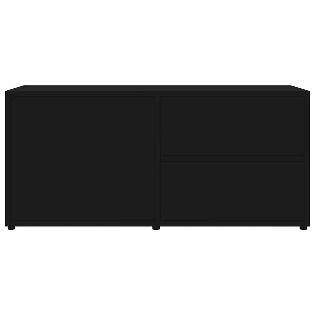 Mobile TV | Armadietto TV | Mobile Porta TV Nero 80x34x36 cm in Legno Multistrato