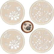 Set per Tavola da Maglia in Legno per Haken - Impianto di Alta Qualità per la Tavola da Maglia - Tavola da Maglia in Rami per Haken - Tavola da Maglia Ronde per Progetti di Fai da Te