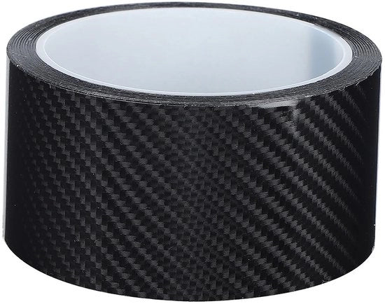 Striscia a fibre di vetro carboidrato Antikras - Film protettivo - Flessibile e duraturo - Nastro di vinile - Adesivo di protezione di bordo - 5CM x 3M - Pellicola protettiva per auto