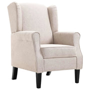 Poltrona | Sedia Relax Beige in Tessuto