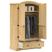 Armadio "Corona" 101x52x170 cm Legno Massello di Pino 4005662