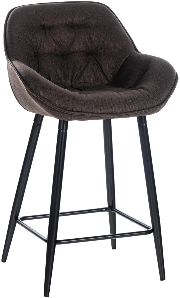 Sgabello da bar Gibson marrone,Tessuto