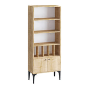 Libreria in legno "Pollux" - 60 x 30 x 175 cm - Rovere Zaffiro