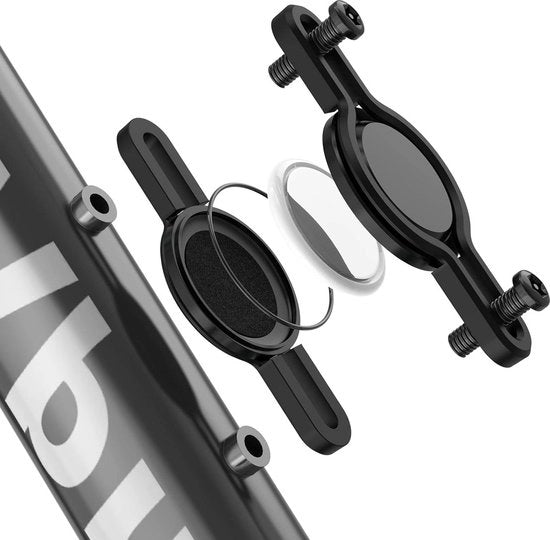 Tracker GPS Fiets Metallico con Protezione Acquatica e Sicurezza Antifurto con Legering e Protezione PC Rigidificata con Viti di Sicurezza Universali per Protezione contro i Ladri