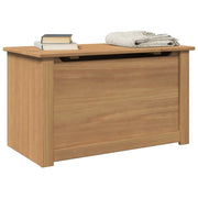Cesta con Coperchio PANAMA 79x42x46 cm Legno Massello di Pino 4016387
