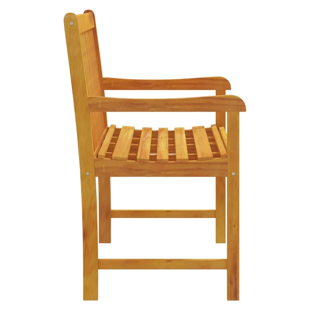 Panca da giardino mobili da esterno terrazza 110 x 55,5 x 90 cm legno massello di acacia 02_0011168