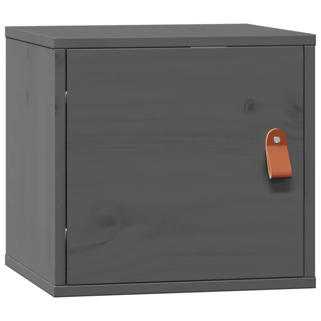 Pensile Grigio 31,5x30x30 cm in Legno Massello di Pino cod mxl 32852