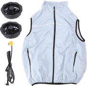 Vestito di raffreddamento con connessione USB - 3 livelli di regolazione - Protezione lavorativa (XL)