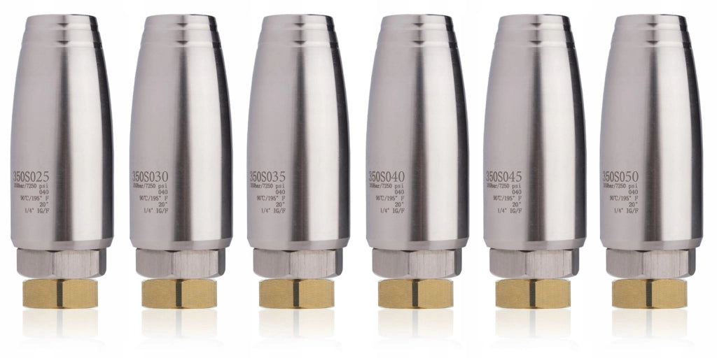 Ugello Rotante TurboSteel 035-M18 INOX – 350 Bar, Acciaio Inox, Filettatura M18