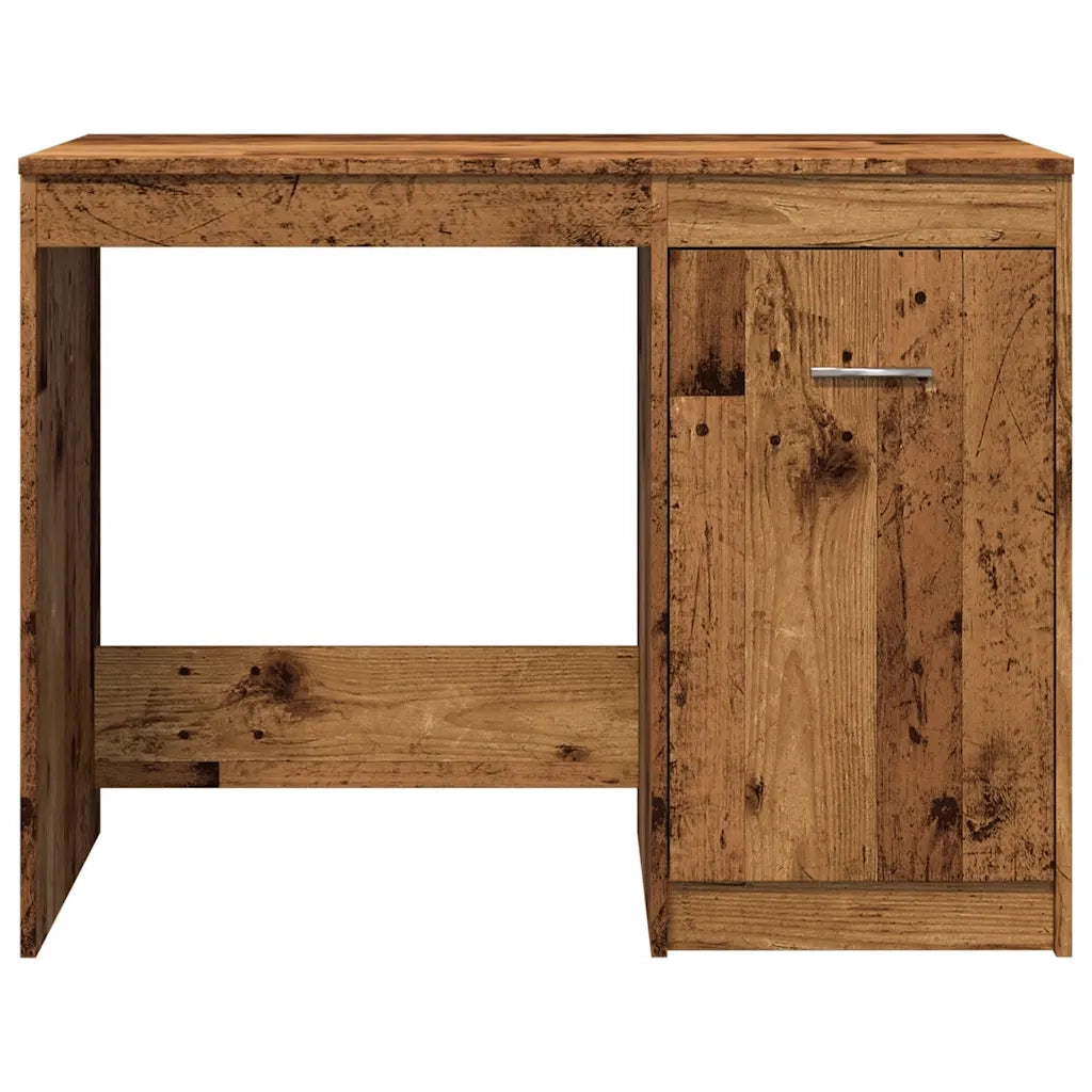 Scrivania | Tavolo da Ufficio Legno Antico 100x50x76 cm in Legno Multistrato