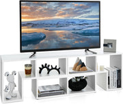 Set di mobili per TV da 3 pezzi, tavolo per TV da 50-65 pollici, multifunzionale stand a terra con 6 scomparti, combinabile liberamente a seconda dello spazio, per soggiorno e camera da letto