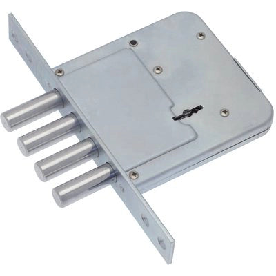 SERRATURA METALLO INFILARE 454 SAB  B.Q ZINC F.MM 25 DM M4 H.CM 110 E.MM 60