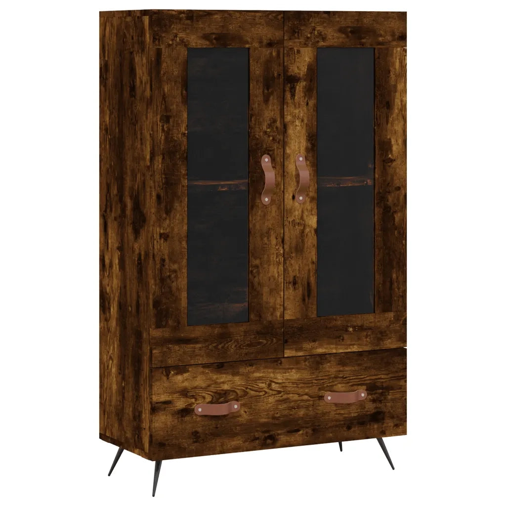 Credenza Rovere Fumo 69,5x31x115 cm in Legno Multistrato 828273