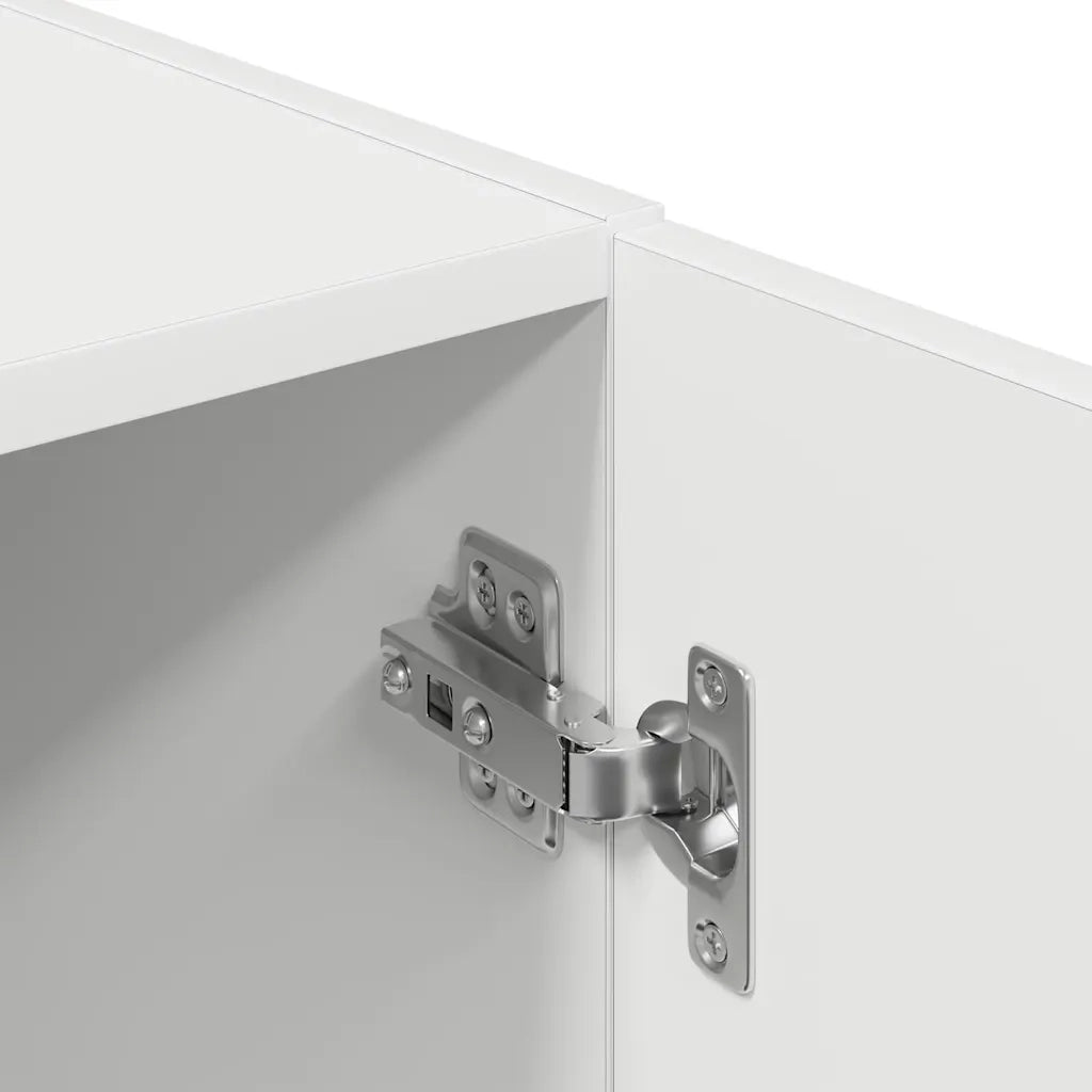 Pensile da cucina | Mobile da Cucina Bianco 38x41,5x131,5 cm in Legno Multistrato