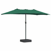 Ombrello | Parasol da giardino Verde 385 x 209 x 244 cm Poliestere
