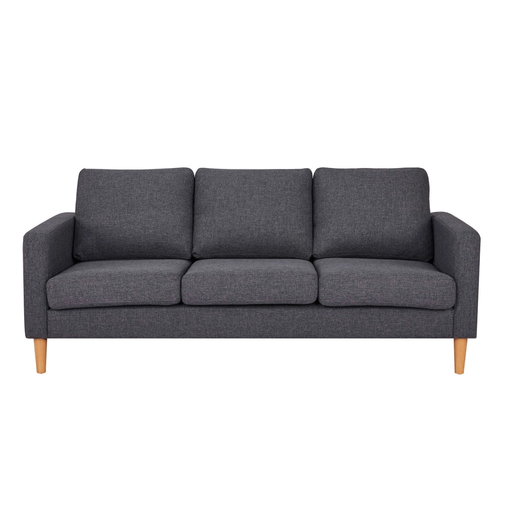 Divano 3 posti Scandinavo in Tessuto cm 177x73x82 - MANU