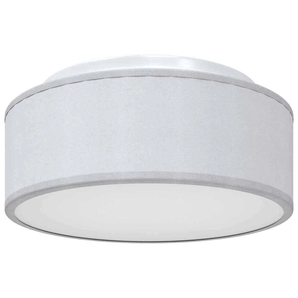 Lampada da soffitto con faretto dal design moderno 30 x 30 x 13,5 cm atmosfera accogliente tessuto grigio 02_0058421