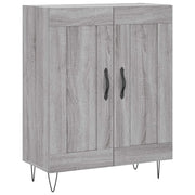 Credenza | Madia | Buffet da pranzo | Armadio da pranzo Grigio Sonoma 69,5x34x90 cm in Legno Multistrato