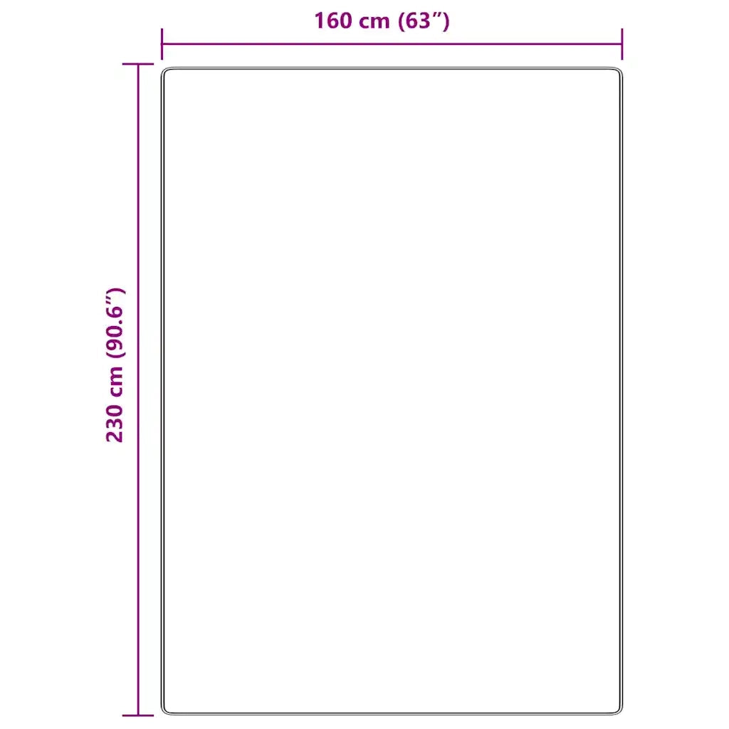 Tappeto Shaggy Antiscivolo Marrone 160 x 230 cm PP 4019795
