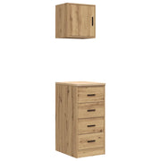 Armadi da Garage 2 pz Rovere Artigianale in Legno Multistrato CFW7261560
