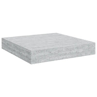 Scaffale a Parete Grigio Cemento 23x23,5x3,8 cm in MDF cod mxl 71469