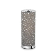 Lampada da tavolo a LED cielo stellato cm 35x12 5W colore cromato/grigio