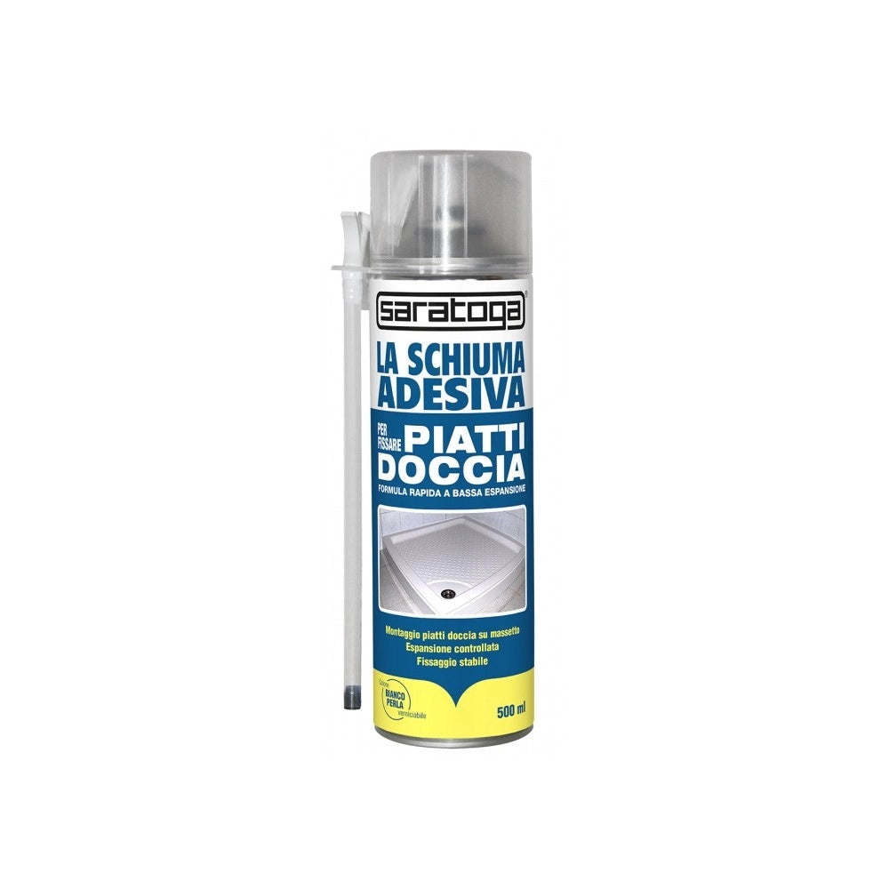 Saratoga 500ml / 22lt schiuma adesiva per fissaggio piatti doccia su massetto