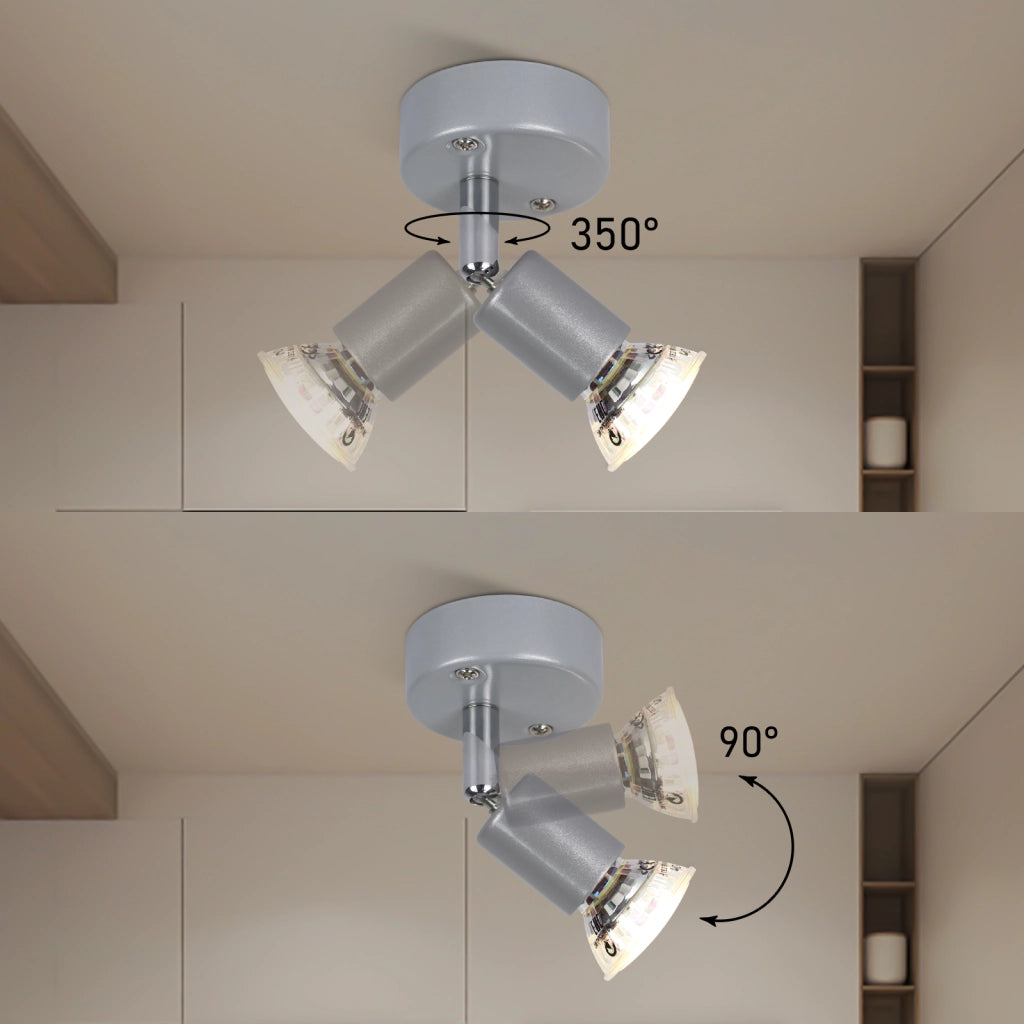 ZMH Faretto da soffitto moderni 1 fiamma GU10 con lampadina inclusa