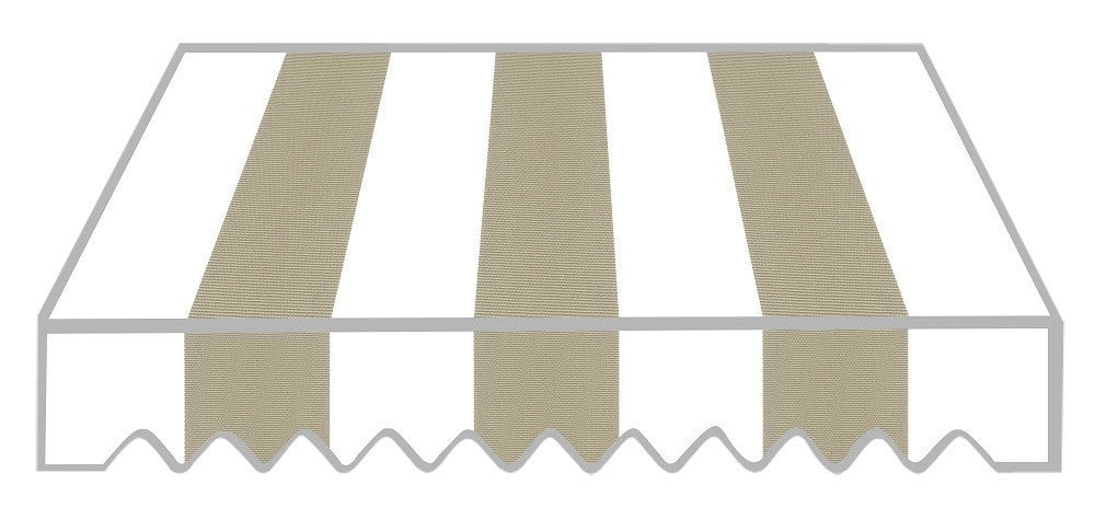 TENDA DA SOLE A CADUTA STRUTTURA ALLUMINIO CM.300X250H DISEGNO P2004 BALCONE