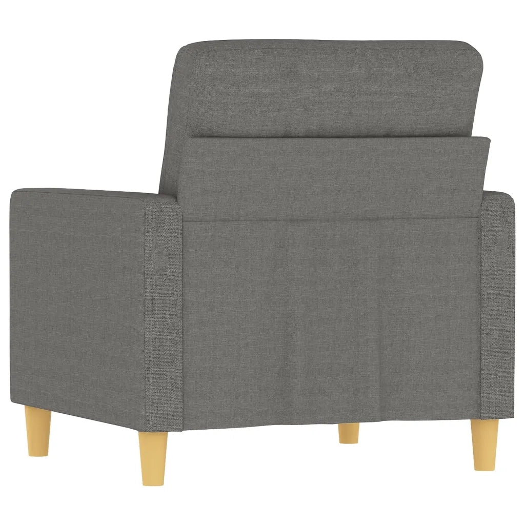 Poltrona Grigio Scuro 60 cm in Tessuto cod mxl 19101
