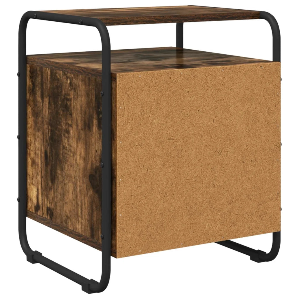 Armadio da Notte Rovere Fumo Legno ingegnerizzato 8007615