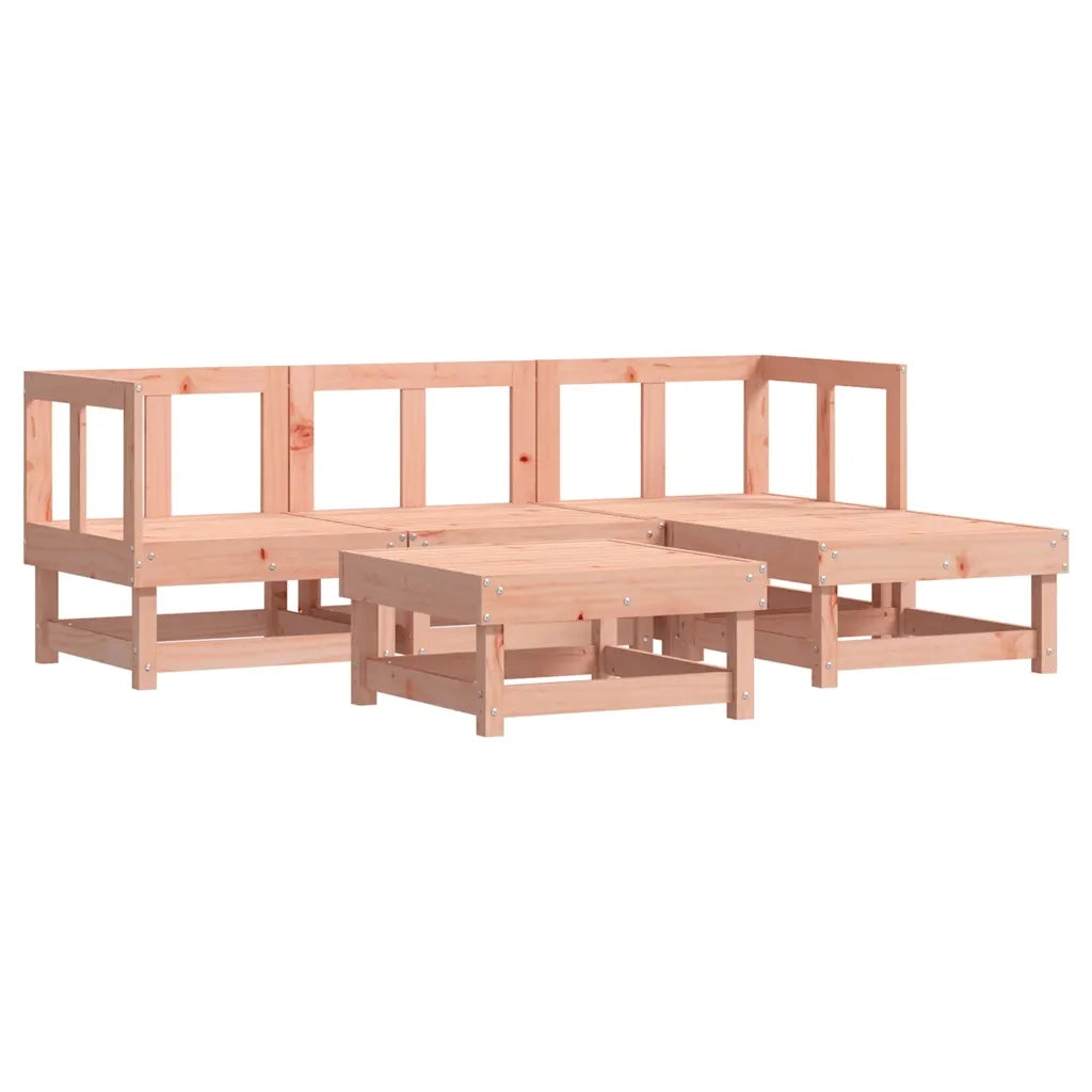 Set Divani Giardino 5 pz con Cuscini Legno Massello di Douglas 3185792
