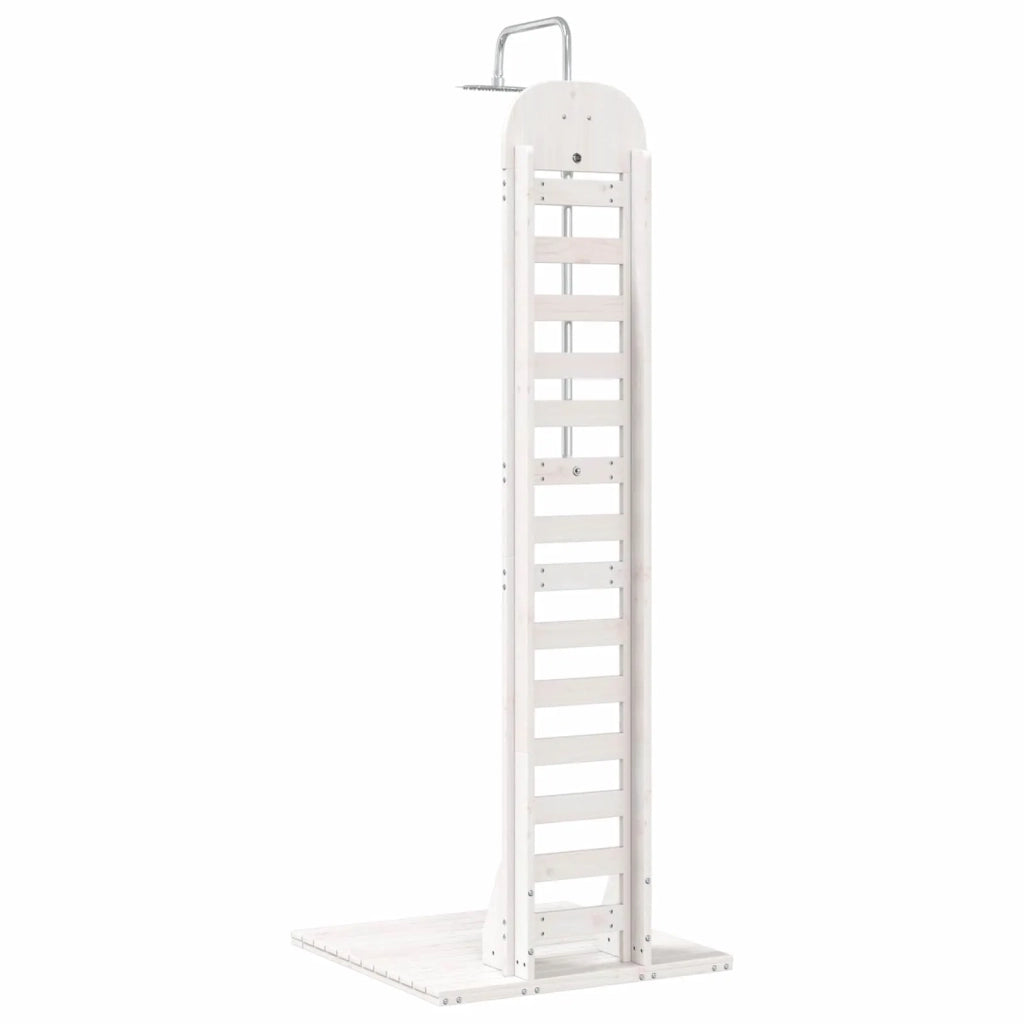 Doccia da esterno 223 cm Legno massello di pino e acciaio inox 886329