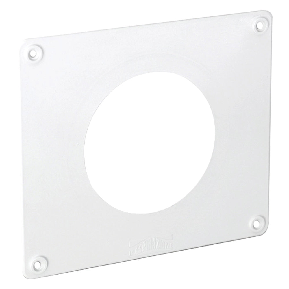 COPRIFORO PER TUBI AERAZIONE mm.190x160 - foro Ø mm. 100/125  - LA VENTILAZIONE