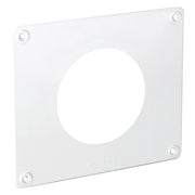 COPRIFORO PER TUBI AERAZIONE mm.190x160 - foro Ø mm. 100/125  - LA VENTILAZIONE