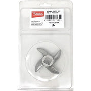 COLTELLO X TRITACARNE ELETTRICO INOX REBER  AUTOAFFILANTE n° 10/12