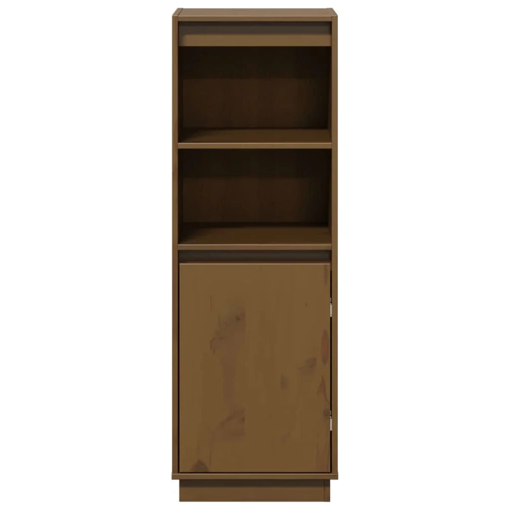 Buffet credenza cassettiera armadio mobile contenitore organizer cucina soggiorno salotto alto 37 x 34 x 110 cm legno di pino massiccio marrone 02_0034753