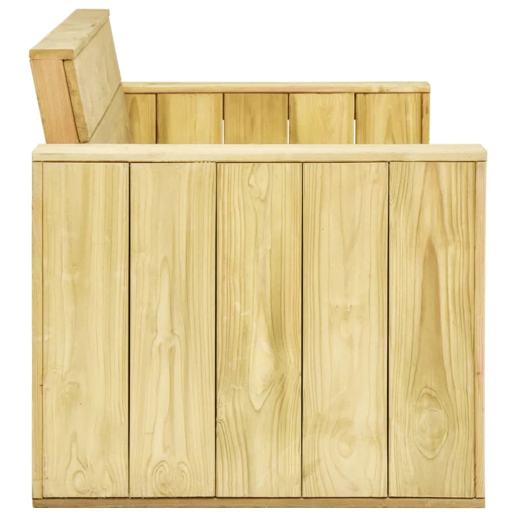 Set di mobili da giardino mobili da esterno set da 3 pezzi legno di pino impregnato 02_0016025
