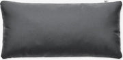 Copri cuscino 40 x 80 cm, grigio/antracite, morbido e liscio, copri cuscino super morbido, copri cuscino con chiusura a slitta nascosta