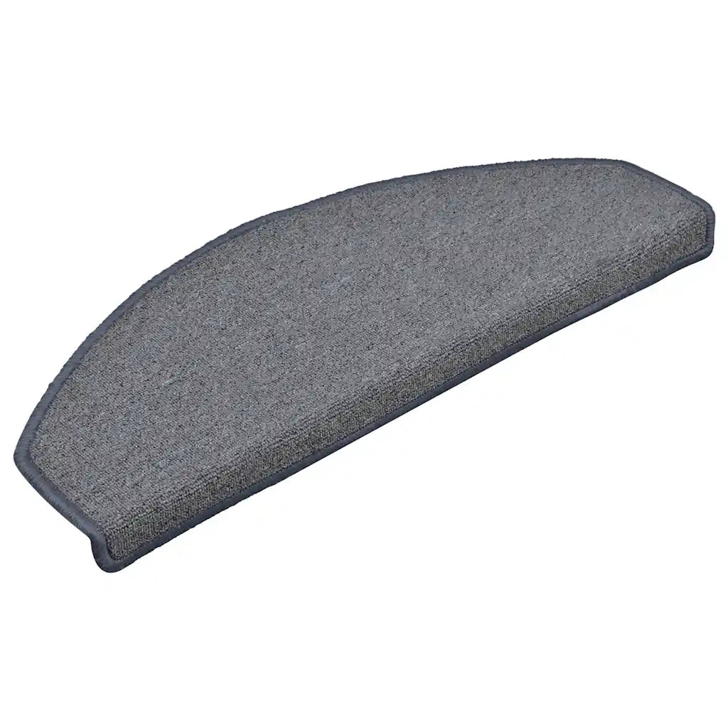 Tappetini per Scale 30 pz Grigio Chiaro e Blu 65x24x4 cm