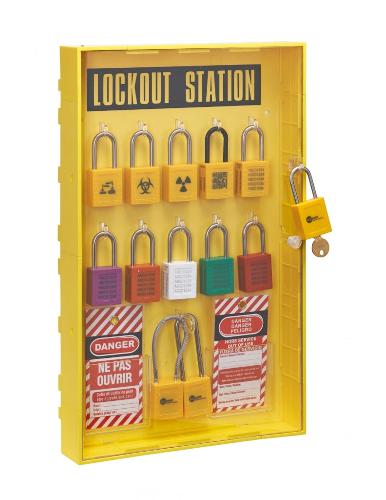 Armadio con porta, capacità 10 lucchetti – THIRARD