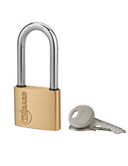 Lucchetto Ruck in ottone 50 mm con arco semi-alto in acciaio, 2 chiavi – THIRARD