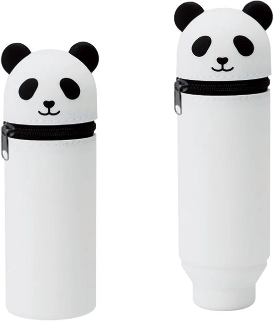 Etui 2-in-1 a forma di cuore, 2-in-1 etui in silicone morbido - silicone, stili (nero e bianco)