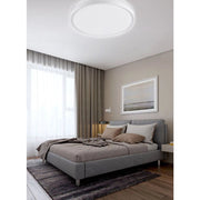 Trade Shop - Plafoniera Da Soffitto 45w Tondo Con Striscia Luce Fredda Fst-40a84257 Interno 40cm -