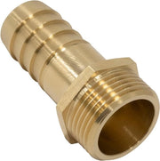 Connettore di accoppiamento esterno con vite - Maschio 3/4 pollice - Tubo Ø20 mm - Ottone - Chiave 27 mm - Ciruito di irrigazione - Pompone di irrigazione