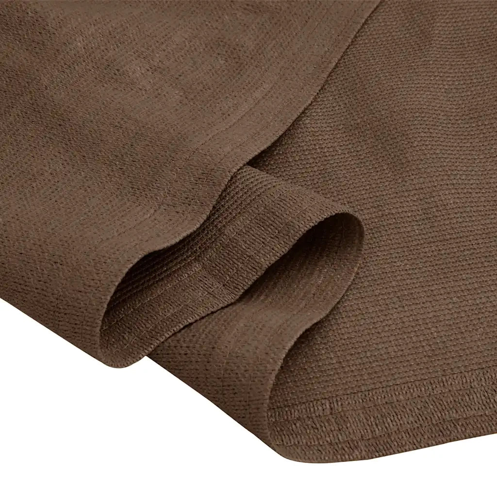 Tappeto da Tenda 400x800 cm Marrone in HDPE 310815