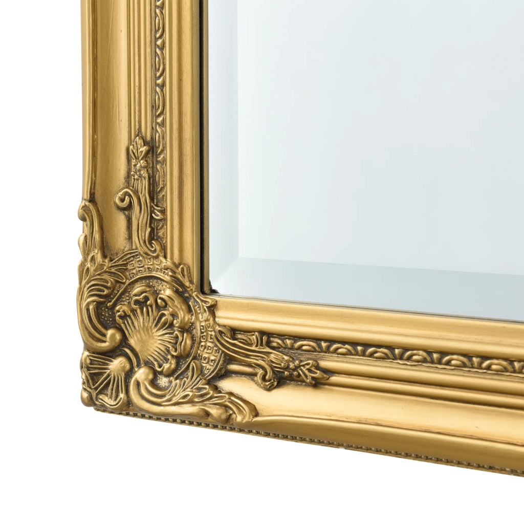 Specchio da parete 132 x 42 x 3,5 cm oro 03_0007908